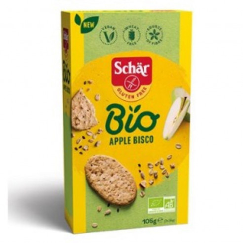 Schar Bio Apple Bisco, 105g Senza Glutine