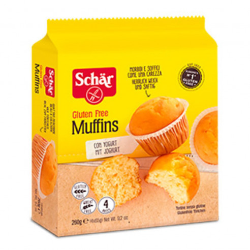 Schar Muffins, 260g (4x65g) Senza Glutine