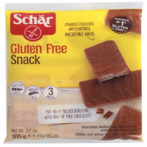 Schar Snack, 105g (3x35g) Senza Glutine