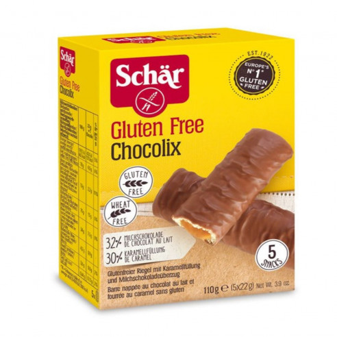 Schar Chocolix, 110g (5x22g) Senza Glutine