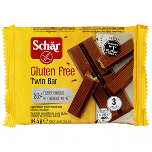 Schar Twin Bar, 64,5g (3x21,5g) Senza Glutine