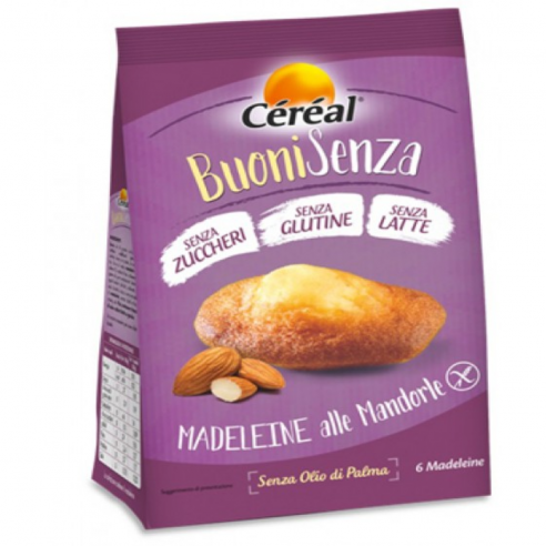 Céréal Madeleine alla Mandorle, 180g Senza Glutine
