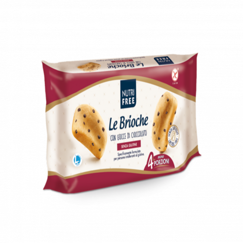 NutriFree Le Brioche mit Schokoladenstückchen 200g (50gx4)