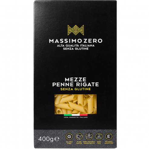 Massimo Zero Mezze Penne Rigate 400g Senza Glutine