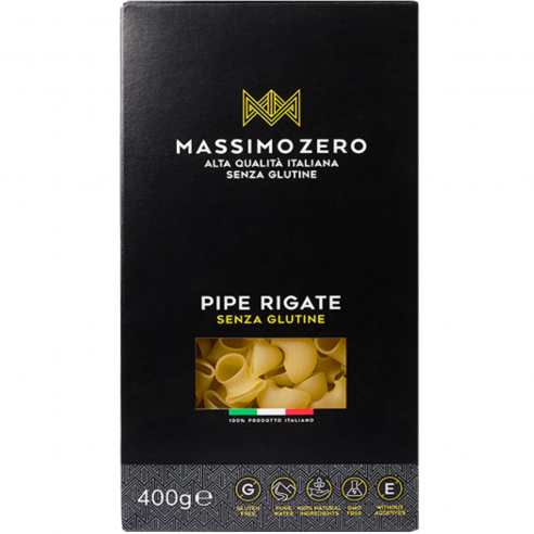 Massimo Zero Pipe Rigate 400g Gluten Free