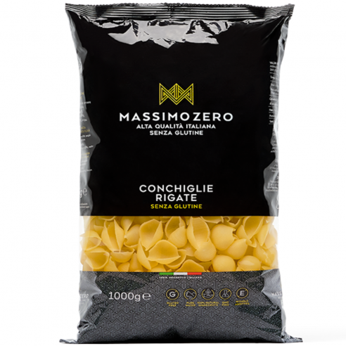 Massimo Zero Rigate Shells 1kg Gluten Free