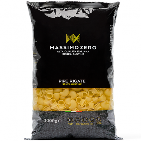 Massimo Zero Pipe Rigate 1kg Senza Glutine