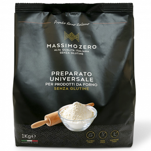 Massimo Zero Universelle Zubereitung Backwaren 1kg Glutenfrei