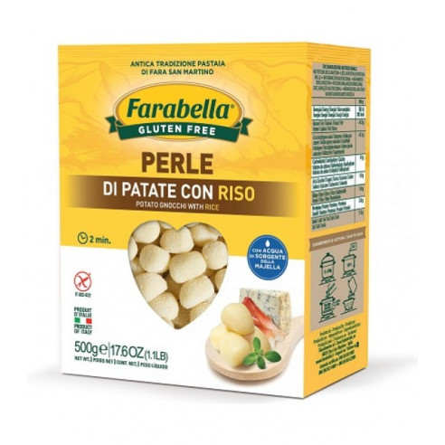 Farabella Potato Dumplings with Rice, 500g Gluten Free