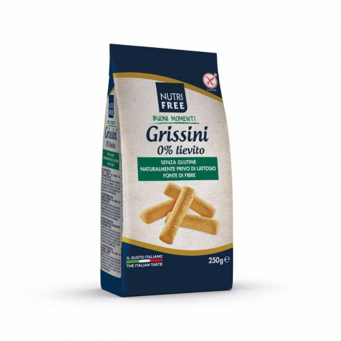 nutrifree Grissini 0%Yeast 250g Gluten Free