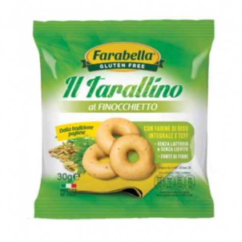 Farabella Il Tarallino al Finocchietto, 30g Senza Glutine