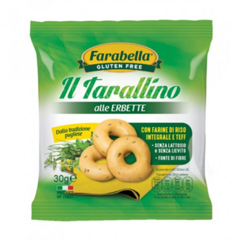 Farabella Il Tarallino alle Erbette, 30g Senza Glutine