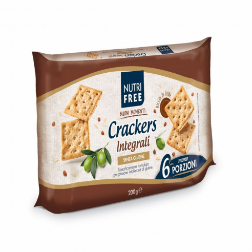 NutriFree Crackers Integrali 200g Senza Glutine