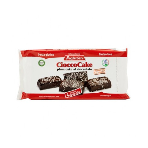 Agluten Cioccocake, 160g (4x40g) Senza Glutine