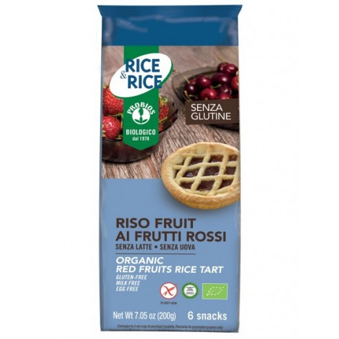 PROBIOS Riso Fruit ai Frutti Rossi 200g(6x33.4g) Senza Glutine
