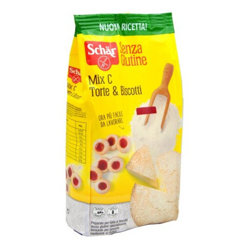 Schar Farina Mix C Torte & Biscotti, 1Kg Senza Glutine