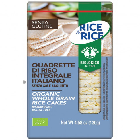 PROBIOS Rice Cake Squares without added salt 130g