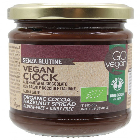 PROBIOS Vegan Ciock - spreadable cream of Cocoa and Hazelnuts