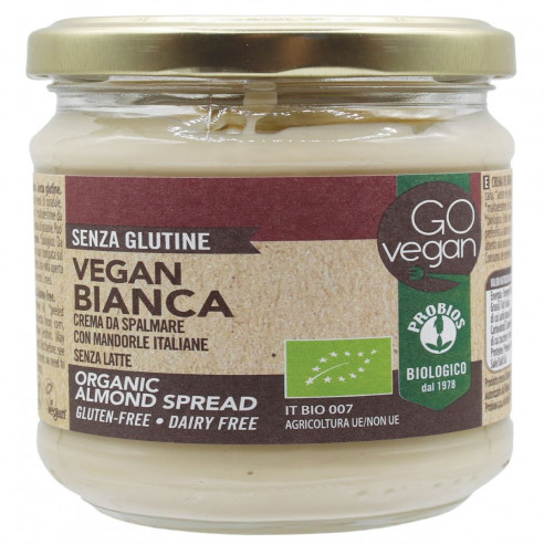 PROBIOS Vegan Ciock Bianca - crema spalmabile con mandorle 200g