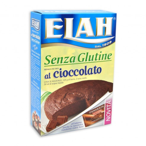 Elah Preparato Torta al Cioccolato, 282g Senza Glutine