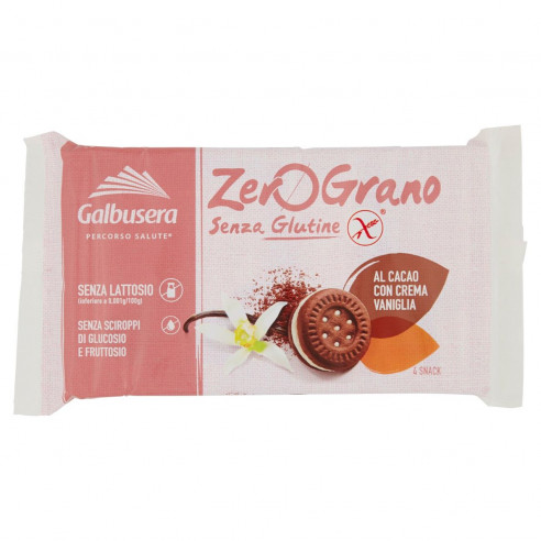 Galbusera Frollino ZeroGrano Vanilla Cream 160g Gluten Free