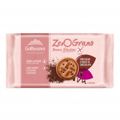 Galbusera Frollino ZeroGrano Gocce Cioccolato 220g Senza Glutine