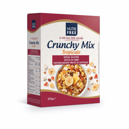 NutriFree Crunchy Mix Tropicale 340g Senza Glutine