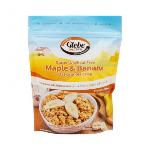 Glabe Farm Oatmeal with Maple Syrup and Banana 325g Gluten Free