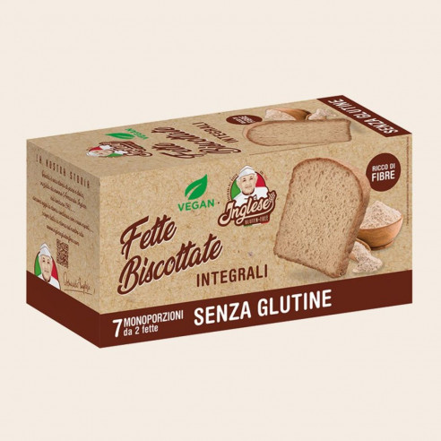INGLESE Fette Biscottate Integrali 200g Senza Glutine