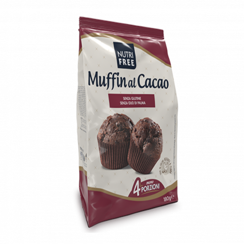 NutriFree Muffin al Cioccolato 180g (45gx4) Senza Glutine