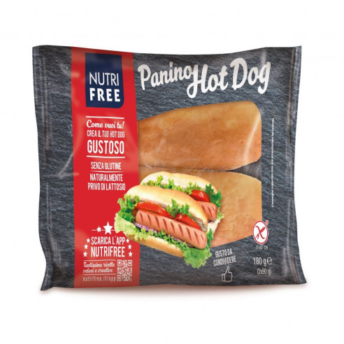 nutrifree Hot Dog Sandwich 65g (32.5gx2) Gluten Free