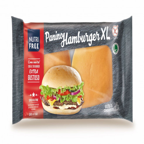 nutrifree Hamburger XL Sandwich 200g (100gx2) Gluten Free