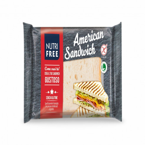 NutriFree American Sandwich 240g (60gx4) Senza Glutine