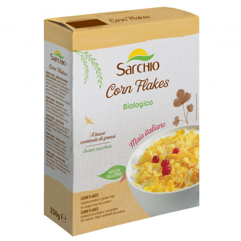 Sarchio Corn Flakes 738 BIO, 250g Senza Glutine