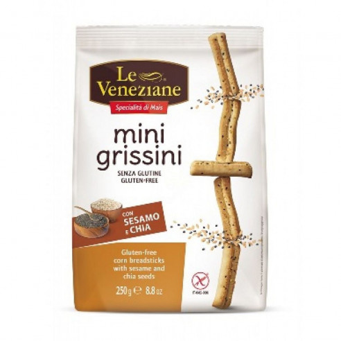 LE VENEZIANE Mini Grissini al Sesamo 250g Senza Glutine
