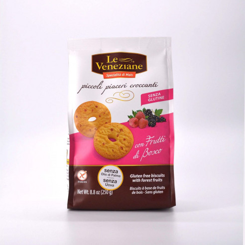LE VENEZIANE Biscuits with Berries 250g Gluten Free