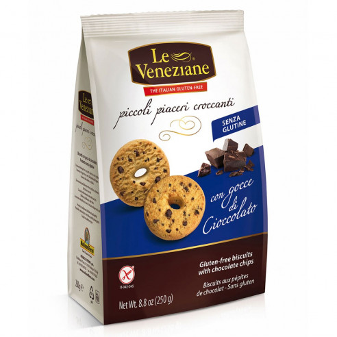 LE VENEZIANE Chocolate Chip Cookies 250g Gluten Free