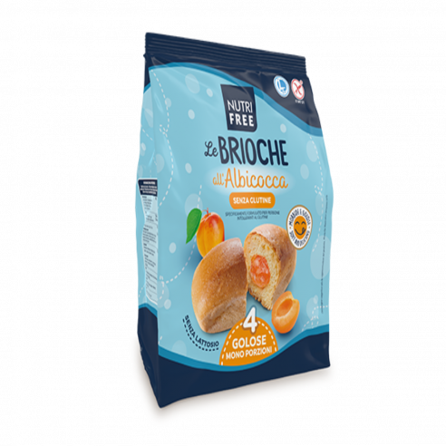 NutriFree Le Brioche mit Aprikose 200g (50gx4) Glutenfrei